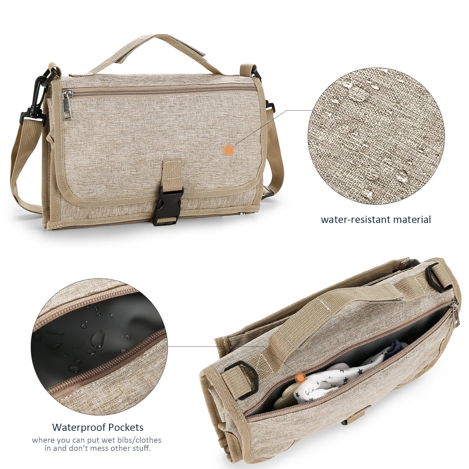 Pochette multi fonction change bébé