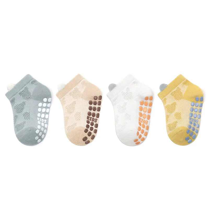 4 paires de chaussettes antidérapantes