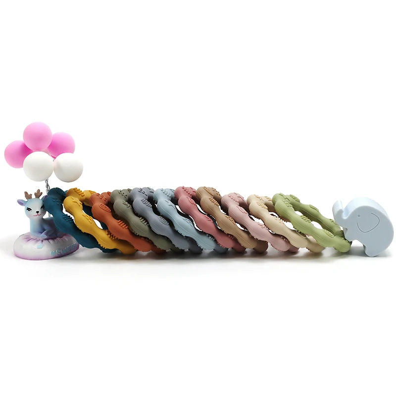 Anneaux de dentition coloré