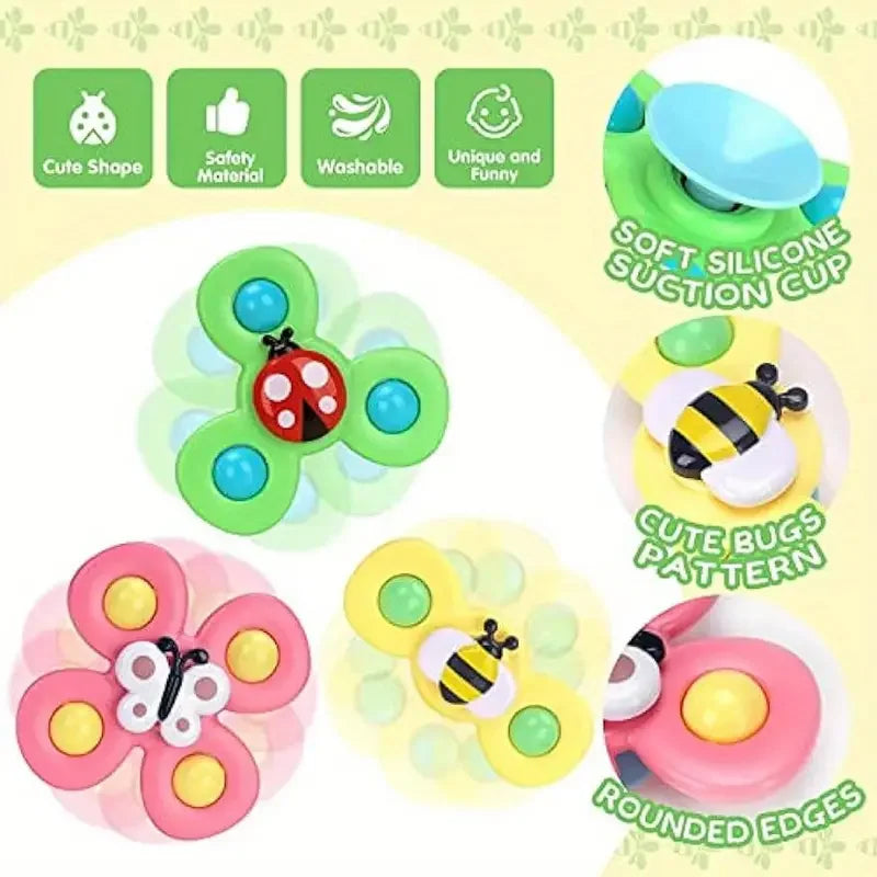 Fleur insecte ventouse qui tourne