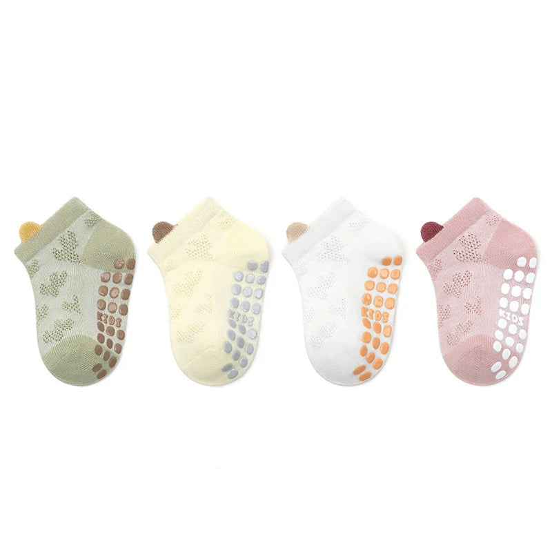 4 paires de chaussettes antidérapantes